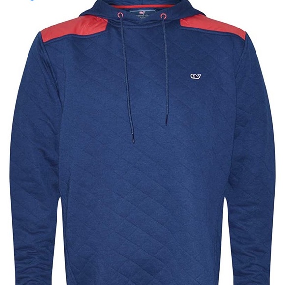 Vineyard Vines Other - Vineyard Vines Quilted Hoodie Nylon Shep Shirt M